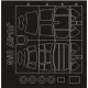 Montex Sm48048 1/48 Painting Mask For Ju-87 D/G Outside Inside For Hasegawa Kits