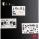 Kelik K48206 1/48 F-15e Late - Interior 3d Decals For Gwh Kit