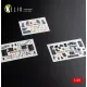 Kelik K48206 1/48 F-15e Late - Interior 3d Decals For Gwh Kit