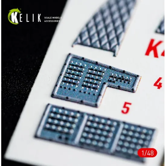Kelik K48206 1/48 F-15e Late - Interior 3d Decals For Gwh Kit
