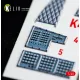 Kelik K48206 1/48 F-15e Late - Interior 3d Decals For Gwh Kit