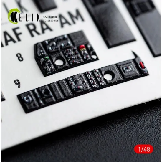 Kelik K48207 1/48 F-15i Iaf Ra Am- Interior 3d Decals For Gwh Kit