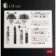 Kelik K48211 1/48 Mb-326 - Interior 3d Decals For Italeri Kit