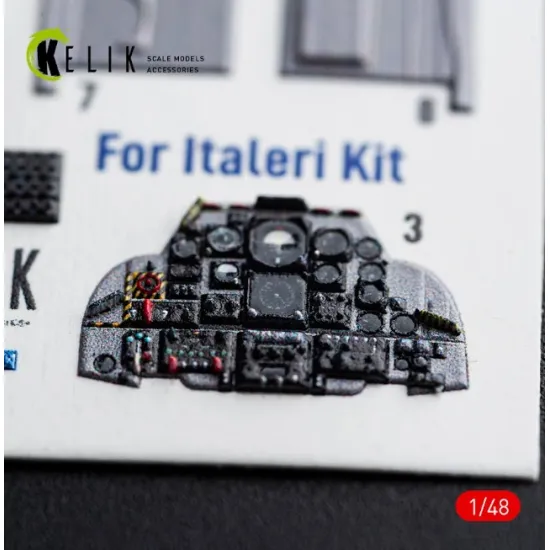 Kelik K48212 1/48 Mb-326 - Interior 3d Decals For Italeri Kit