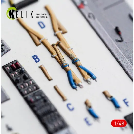 Kelik K48212 1/48 Mb-326 - Interior 3d Decals For Italeri Kit