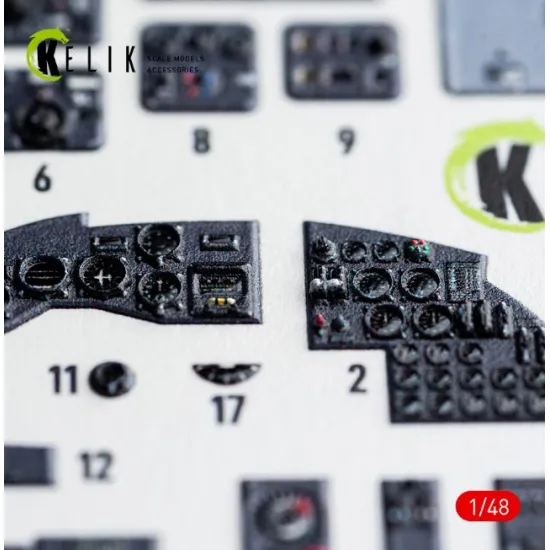 Kelik K48213 1/48 Do-17z-2 - Interior 3d Decals For Icm Kit