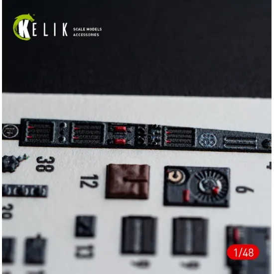Kelik K48214 1/48 Ju-88a - Interior 3d Decals For Icm Kit