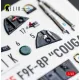 Kelik K48215 1/48 F9f-8p Cougar Interior 3d Decals For Kittyhawk/Zimi Model Kit