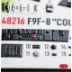 Kelik K48216 1/48 F9f-8 Cougar Interior 3d Decals For Kittyhawk/Zimi Model Kit