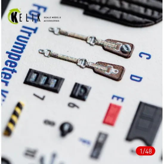 Kelik K48220 1/48 Vampire Fb Mk 9 - Interior 3d Decals For Trumpeter Kit