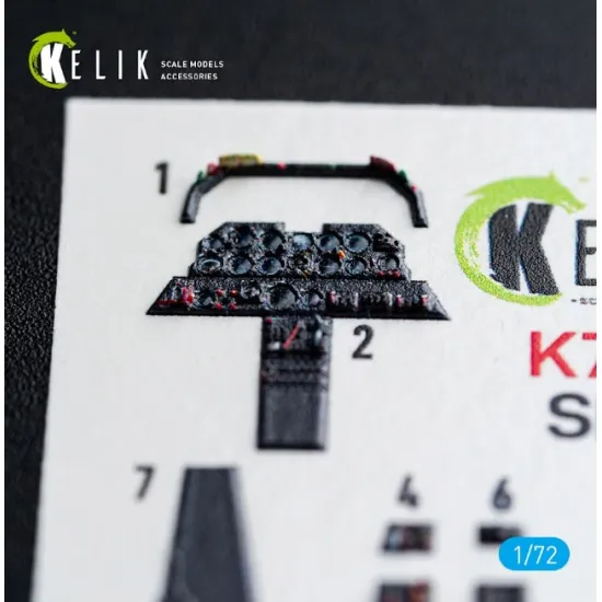 Kelik K72257 1/72 Smb 2 - Interior 3d Decals For Azur Kit