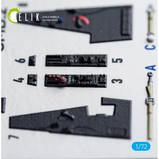 Kelik K72257 1/72 Smb 2 - Interior 3d Decals For Azur Kit