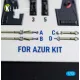 Kelik K72257 1/72 Smb 2 - Interior 3d Decals For Azur Kit