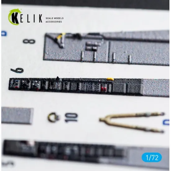 Kelik K72284 1/72 F-104c Starfighter - Interior 3d Decals For Monogram Kit