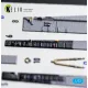 Kelik K72284 1/72 F-104c Starfighter - Interior 3d Decals For Monogram Kit