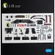 Kelik K72286 1/72 P-3c Orion- Interior 3d Decals For Hasegawa Kit