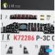 Kelik K72286 1/72 P-3c Orion- Interior 3d Decals For Hasegawa Kit