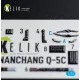 Kelik K72287 1/72 Nanchang Q-5c - Interior 3d Decals For Trumpeter Kit
