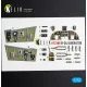 Kelik K72288 1/72 B-24j- Interior 3d Decals For Hasegawa Kit
