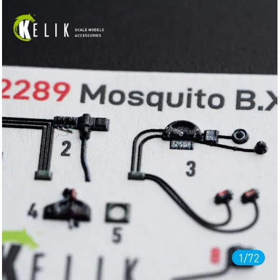 Kelik K72289 1/72 Mosquito B Xvi - Interior 3d Decals For Airfix Kit