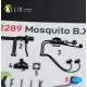 Kelik K72289 1/72 Mosquito B Xvi - Interior 3d Decals For Airfix Kit