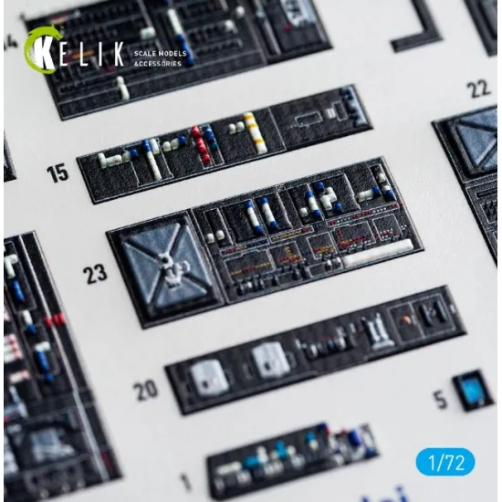 Kelik K72300 1/72 Millenium Falcon - Interior 3d Decals For Bandai Kit