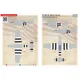 Print Scale 48-326 1/48 P-51d Mustang D-day Invasion Stripes Set Of Two Sheets
