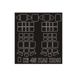 Montex Sm48289 1/48 Painting Mask For Ki-45 Toryu Outside Inside For Hasegawa Kits