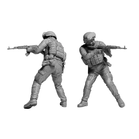 Master Box 24091 1/24 Russian-ukrainian War Series Fighter Of The Armed Forces Of Ukraine Clean-up Operation
