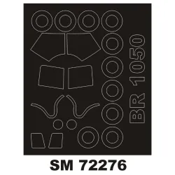 Montex Sm72276 1/72 Painting Mask For Breguet 1050 Outside For Azur Kits