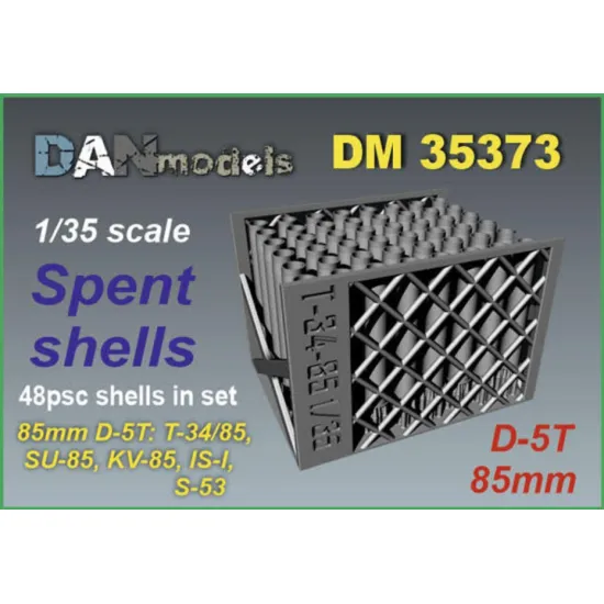 Dan Models 35373 1/35 85mm Spent Shell Casings Set Of 48 Casings D 5t T 34/85 Su 85 Kv 85 Is 1 Zis S 53 3d Printed