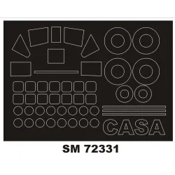 Montex Sm72331 1/72 Painting Mask For Casa C.212 Outside For Special Hobby Kits