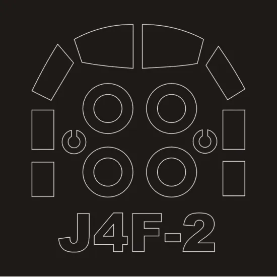 Montex Sm72373 1/72 Painting Mask For J4f-2 Widgeon Outside For Kp Kits