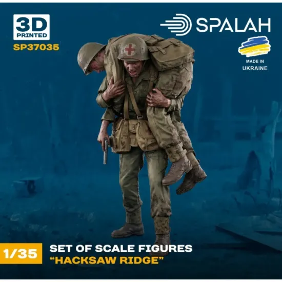 Spalah 37035 1/35 Set Of Figures Hacksaw Ridge 2 Pcs 3d Printed/Resin
