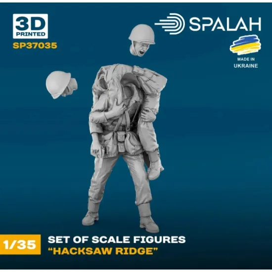 Spalah 37035 1/35 Set Of Figures Hacksaw Ridge 2 Pcs 3d Printed/Resin