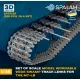 Spalah 37135 1/35 Set Of Scale Model Workable Wide Swamp Track Links For The Mt Lb 220 Pcs 3d Printed/Resin