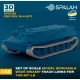 Spalah 37135 1/35 Set Of Scale Model Workable Wide Swamp Track Links For The Mt Lb 220 Pcs 3d Printed/Resin