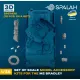 Spalah 37435 1/35 Set Of Scale Models Accessory Kits For The M2 Bradley 10 Pcs 3d Printed/Resin
