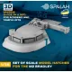 Spalah 37535 1/35 Set Of Scale Models Hatches M2 Bradley For Academy And Tamiya Kits 3 Pcs 3d Printed/Resin