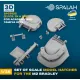 Spalah 37535 1/35 Set Of Scale Models Hatches M2 Bradley For Academy And Tamiya Kits 3 Pcs 3d Printed/Resin