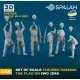 Spalah 37935 1/35 Set Of Figures Raising The Flag On Iwo Jima 6 Pcs 3d Printed/Resin