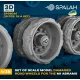 Spalah 38035 1/35 Set Of Scale Model Damaged Road Wheels For The M1 Abrams 16 Pcs 3d Printed/Resin