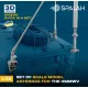 Spalah 38135 1/35 Set Of Scale Model Antennas For The Hmmwv 5 Pcs 3d Printed/Resin