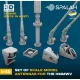 Spalah 38135 1/35 Set Of Scale Model Antennas For The Hmmwv 5 Pcs 3d Printed/Resin