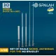 Spalah 38235 1/35 Set Of Scale Model Antennas For The M2 Bradley 5 Pcs 3d Printed/Resin