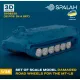 Spalah 38335 1/35 Set Of Scale Model Damaged Road Wheels For The Mt-lb 12 Pcs 3d Printed/Resin
