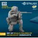 Spalah 38835 1/35 Set Of Figures M2 Bradley Dismounts 3 Pcs 3d Printed/Resin