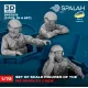 Spalah 37272 1/72 Set Of Figures M2 Bradley Crew 3 Pcs 3d Printed/Resin