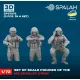 Spalah 37272 1/72 Set Of Figures M2 Bradley Crew 3 Pcs 3d Printed/Resin