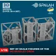 Spalah 37272 1/72 Set Of Figures M2 Bradley Crew 3 Pcs 3d Printed/Resin